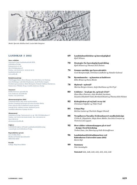 landskab 3 2012 - Danske Landskabsarkitekter