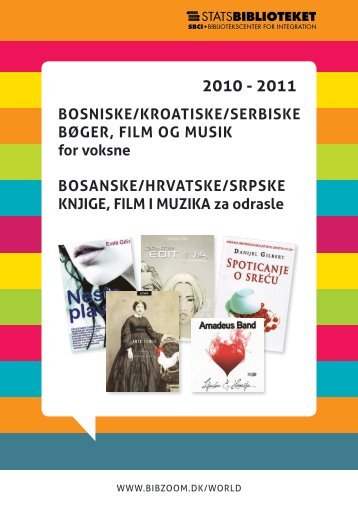 BOSNISKE/KROATISKE/SERBISKE BØGER, FILM ... - Statsbiblioteket