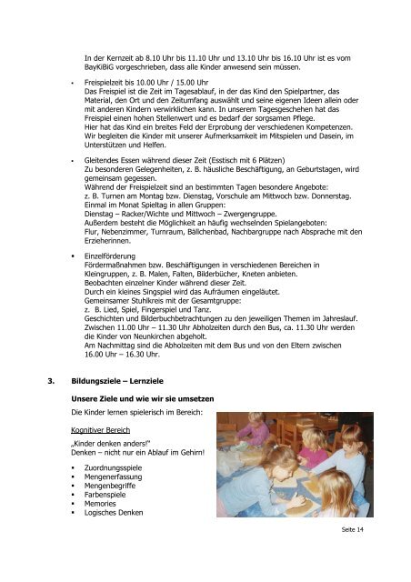 Kindergartenkonzeption 2007 - Neunkirchen/Unterfranken