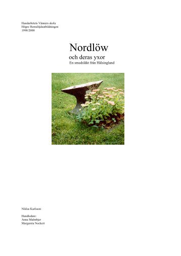 Nordlöw - ahardslojdlife