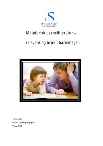 Metaforisk barnelitteratur - Universitetet i Stavanger