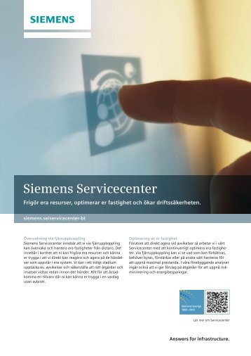 Siemens Servicecenter - Industry - Siemens