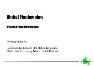 GIS og digital Sagsbehandling – System integration