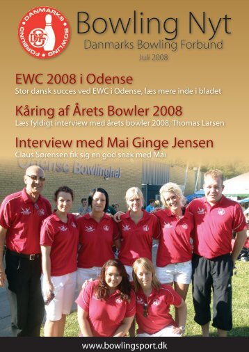 EWC 2008 i Odense Kåring af Årets Bowler 2008 Interview med Mai ...