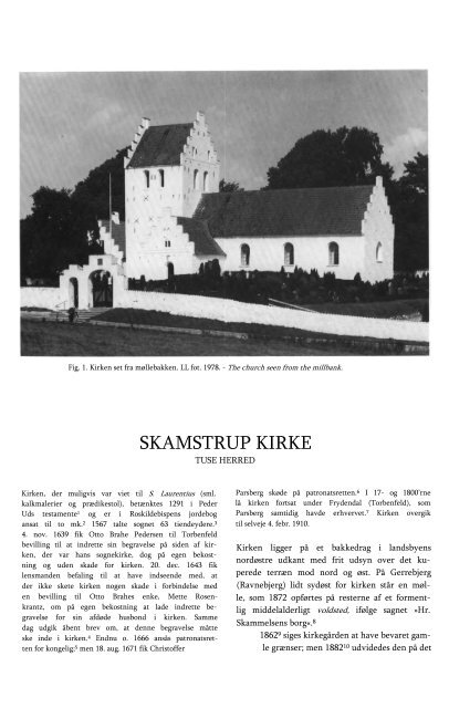 SKAMSTRUP KIRKE - Danmarks Kirker - Nationalmuseet