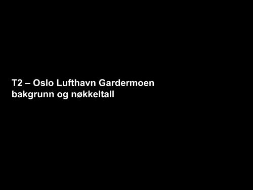 BIM i T2 - Oslo Lufthavn Gardermoen - iBIM