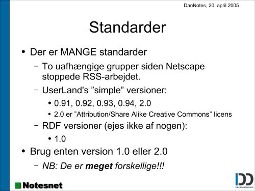 DanNotes: RSS Feeds - hvad, hvorfor og hvordan?