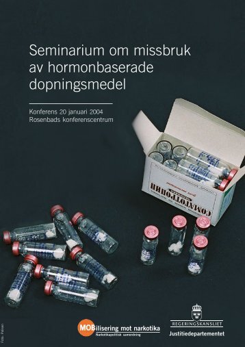 Seminarium om missbruk av hormonbaserade dopningsmedel, 222 kB