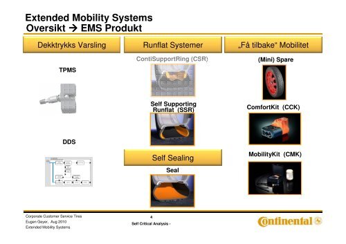 Extended Mobility Systems