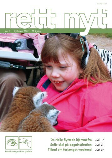 Nr. 3 · September 2007 - Landsforeningen Rett Syndrom