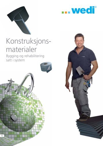 Wedi konstruksjonsmaterialer 2009 - Montering - Nordic Tools AS