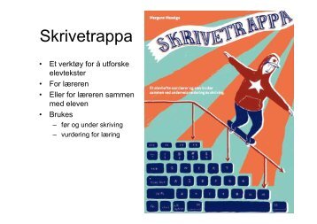 SKRIVETRAPPA web - Lesesenteret