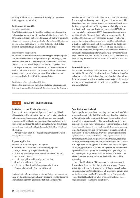 Agria årsredovisning 2011.pdf - Länsförsäkringar