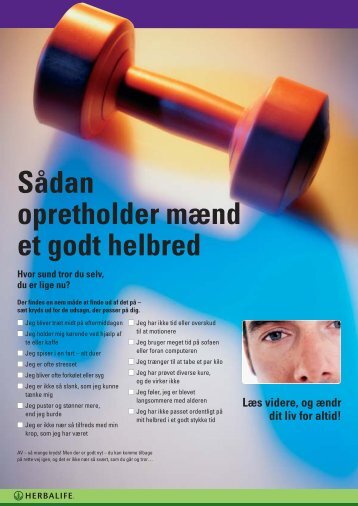 Mænd og et godt helbred