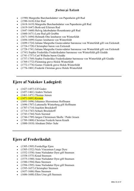 Jacob Forbus på Lolland - Randi Buch Andersen