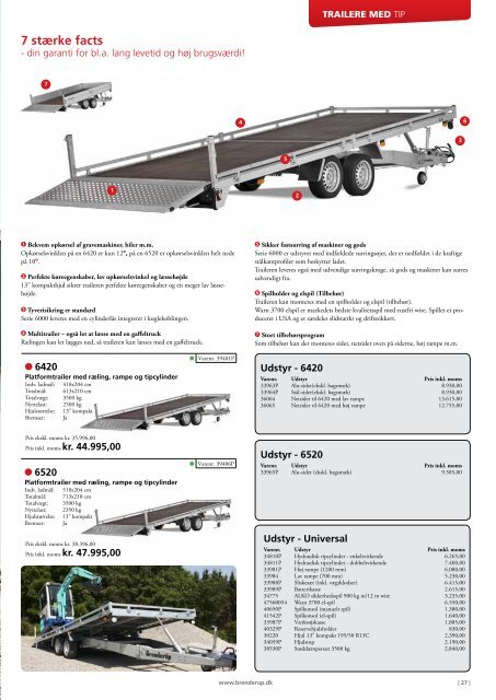 Brenderup Trailerkatalog 2013