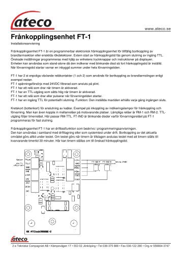 Installationsanvisning