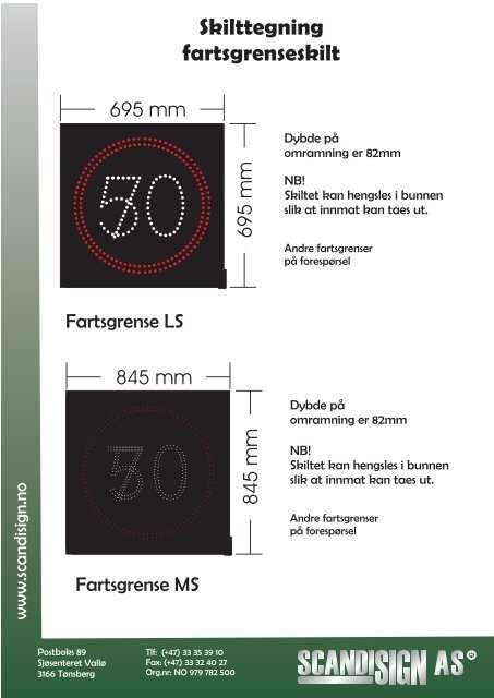 Mer info her (pdf 4mb) - Euroskilt AS