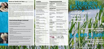 Download hier de folder van Bergen Cantonaal editie 2011.