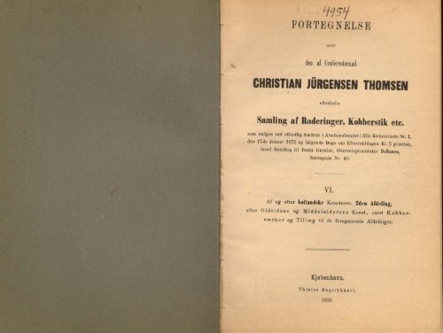 CHRISTIAN JURGENSEN THOMSEN