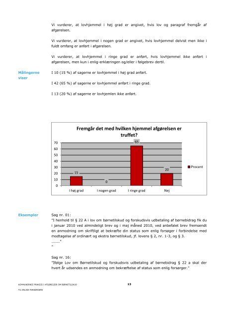 Kommunernes praksis i afgørelser om børnetilskud ... - Ankestyrelsen