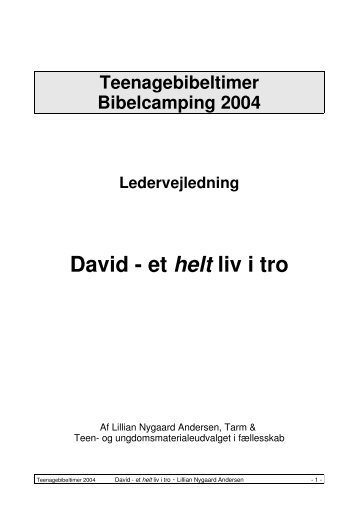 David - et helt liv i tro - IMU