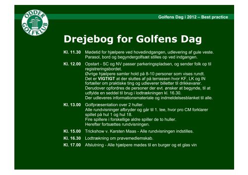 Golfens Dag - Dansk Golf Union