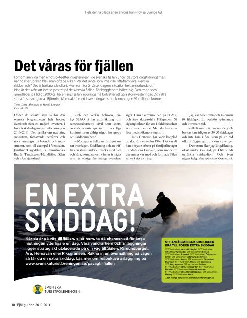 Fjällguiden 2010 - Publikationer Provisa Sverige AB
