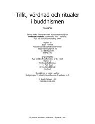 Tillit, vördnad och ritualer i buddhismen - Stockholms Buddhistcenter