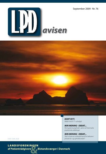 Nummer 76 (september 2009) - Landsforeningen af ...