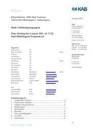 Referat den 9. januar - Blåkildegård