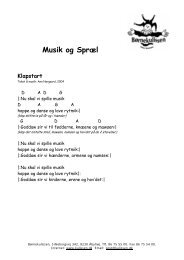 Musik og Spræl - Børnekulissen