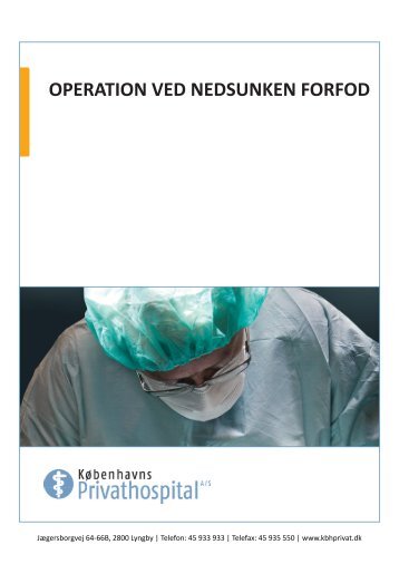 Nedsunken forfod.pdf - Københavns Privathospital