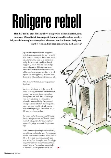 Fullstendig utgave av Hus-Bolig nr. 3-2009.pdf - Huseiernes ...