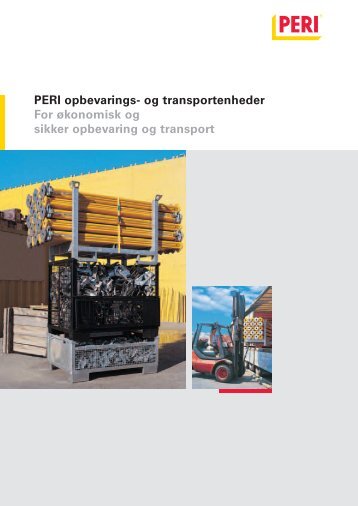 PERI opbevarings- og transportenheder For ... - Peri Norge AS