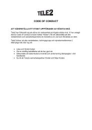 Code of Conduct - Svenska - Tele2