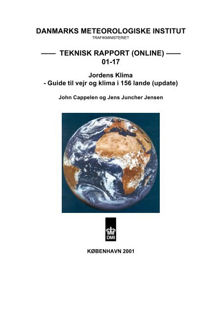 DANMARKS METEOROLOGISKE INSTITUT —— TEKNISK ... - DMI