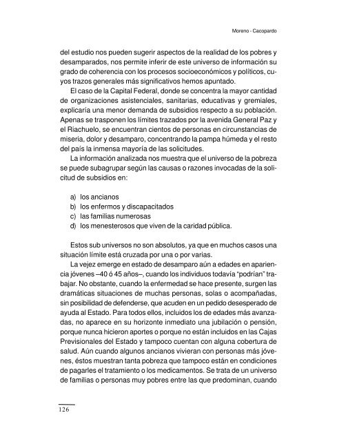 familia, pobreza y desamparo antes y durante el primer gobierno ...