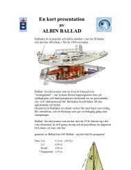 En kort presentation av ALBIN BALLAD - Balladklubben