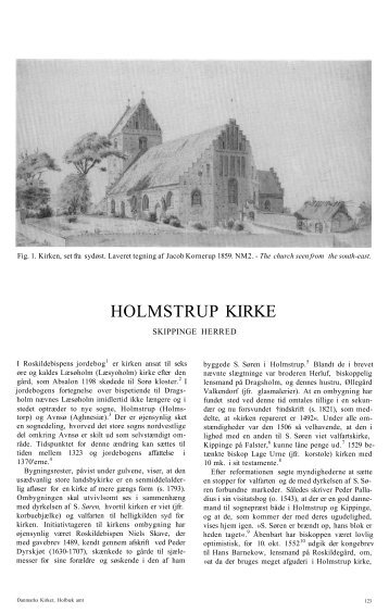 HOLMSTRUP KIRKE - Danmarks Kirker - Nationalmuseet