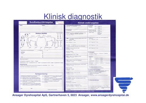 Diagnostik og holdbarhed DV.pdf - Ansager Dyrehospital ApS