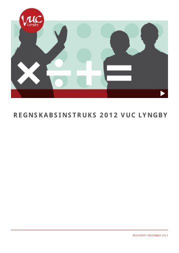 Regnskabsinstruks november 2012 - VUC Lyngby