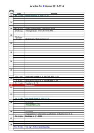 Årsplan for 8. klasse 2013-2014 2013 - Mou Skole