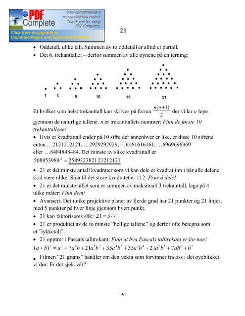 Tall-leksikon - Matematikk på nett - Nordreisa videregående skole