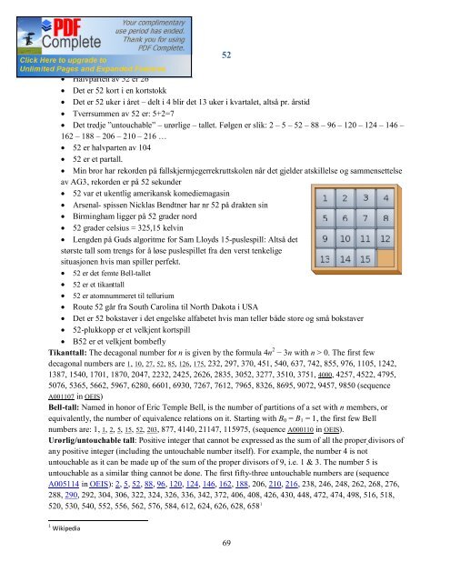 Tall-leksikon - Matematikk på nett - Nordreisa videregående skole