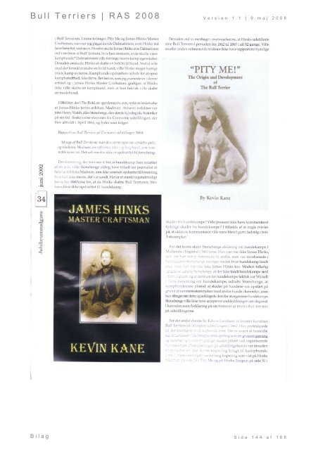 Racespecifik avls strategi for Bull Terriers - Engelsk Bull Terrier