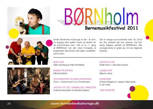 Velkommen til Bornholms Kulturuge 2011 - Destination Bornholm