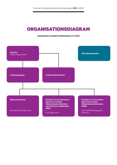 Sommermagasinet 2013 - Danmarks Akkrediteringsinstitution