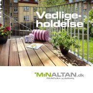 Vedligeholdelsesvejledning (pdf) - Altaner