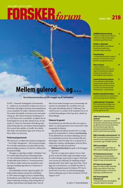 Mellem gulerod og … - FORSKERforum
